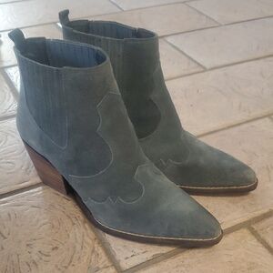 Sam Edelman Suede Ankle Booties, 8